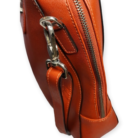 Gianni Conti shoulder bag, cognac, earth, rust colour - Picture 12 of 16